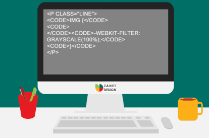 Grayscale images using CSS