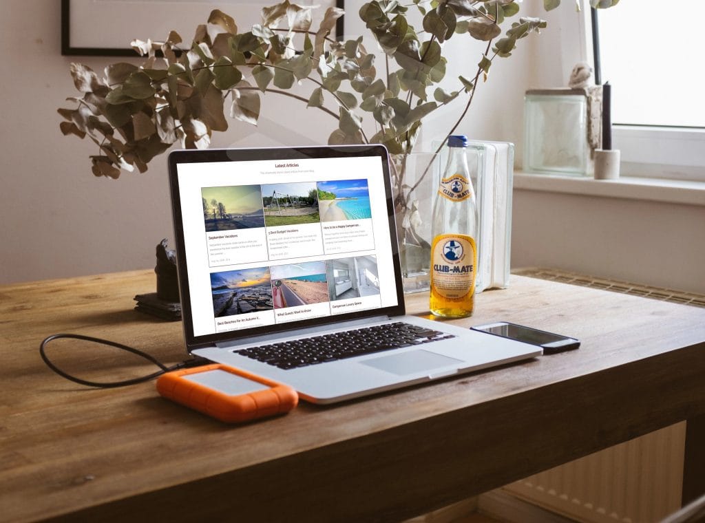 Bournemouth Happy Campervan website design