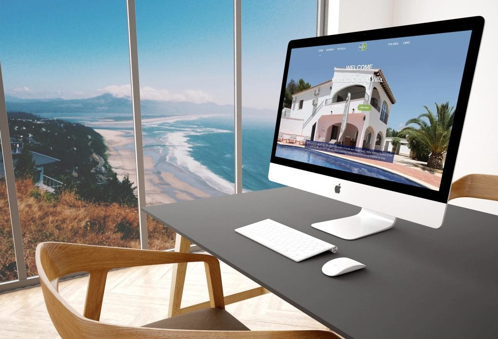 Web Design for Moraira. Villa