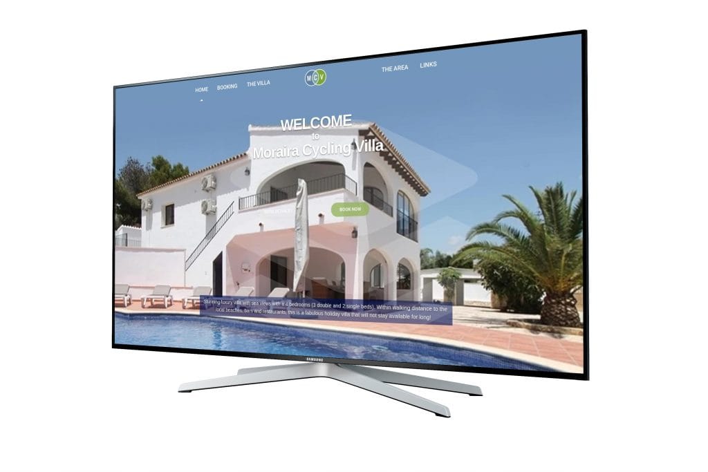 Web Site Design for Villa in Wordpress