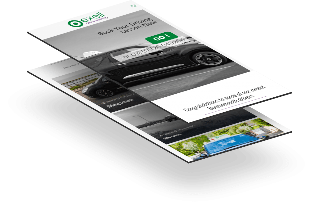 Exell Driver Training mobile screenshots