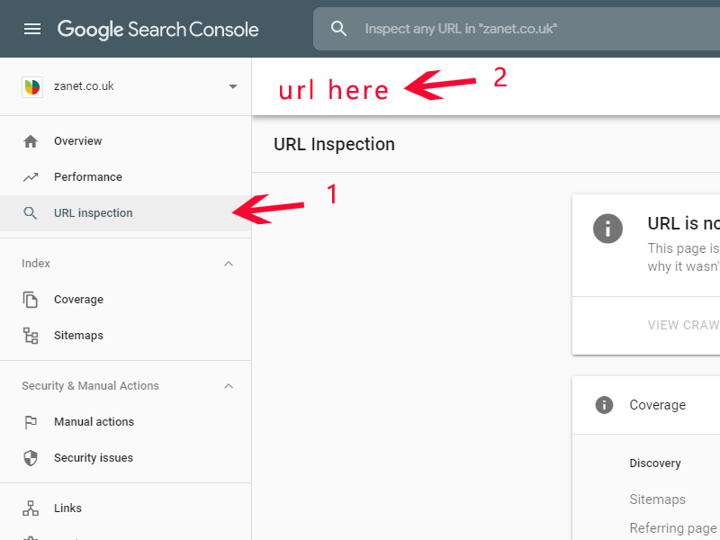 Indexing with Google Search Console