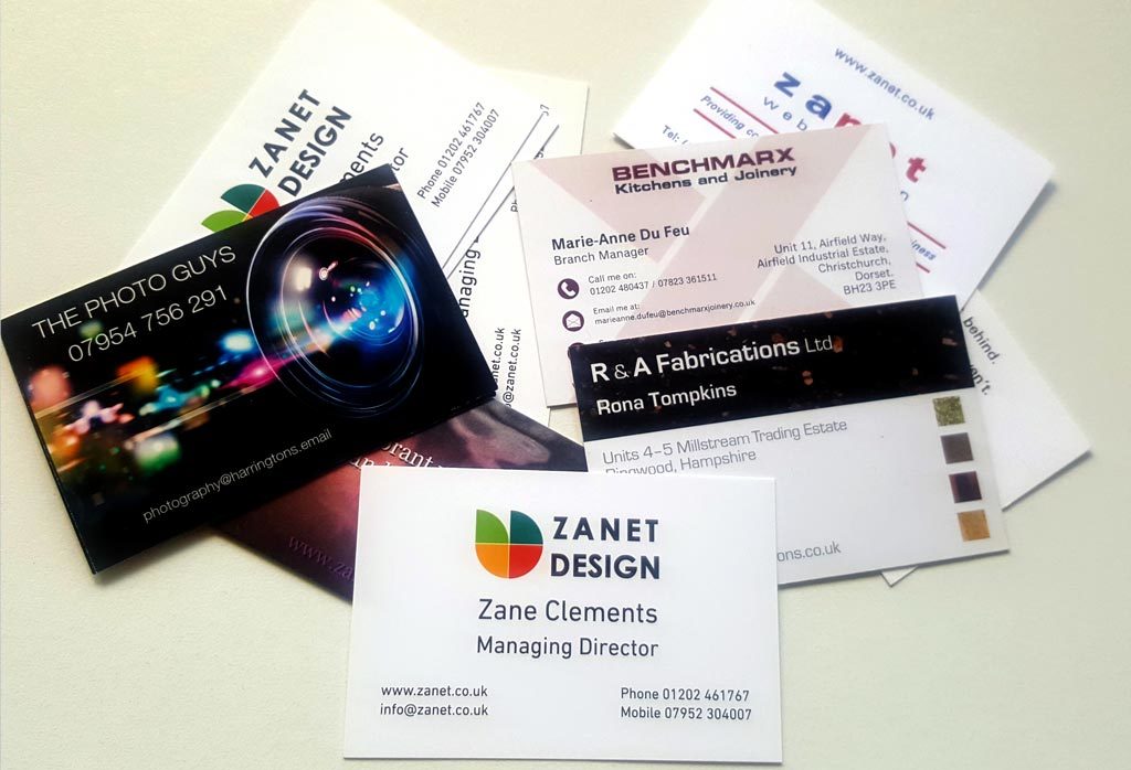 Variety of Business Cards