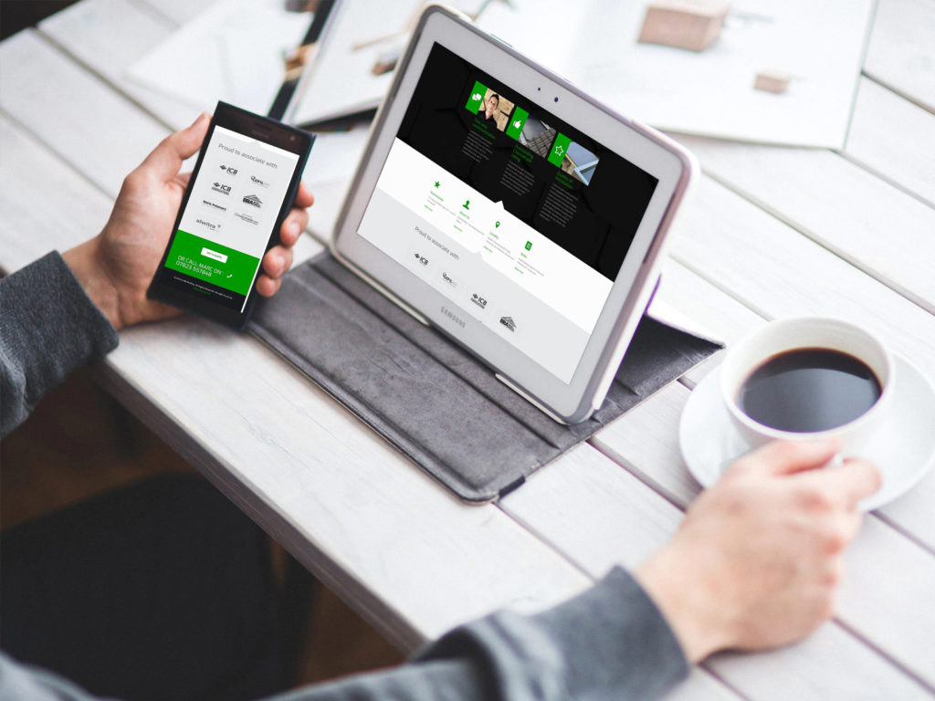 Southbourne business KJM Roofing Web design