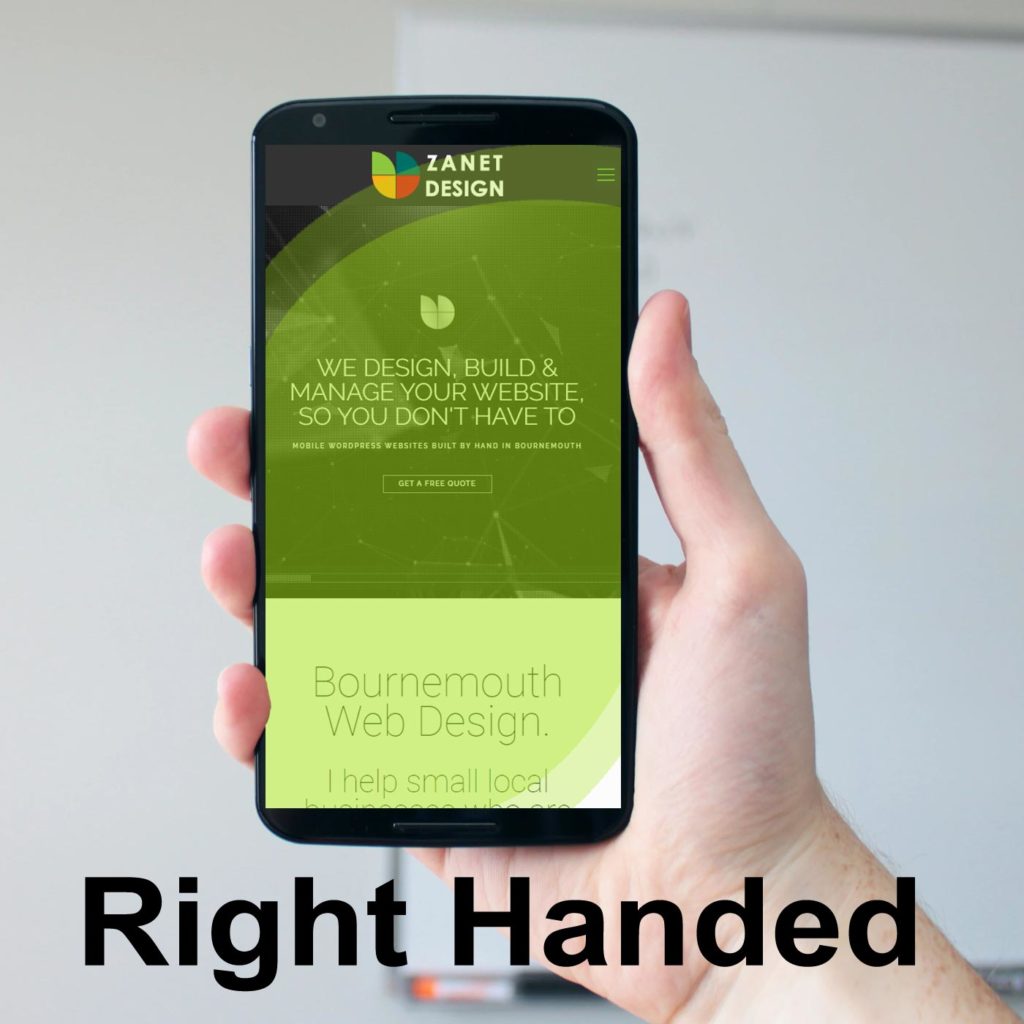 Branding in 2020 with Thumb-friendly navigation