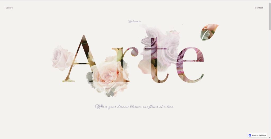 2020 branding with strong typography