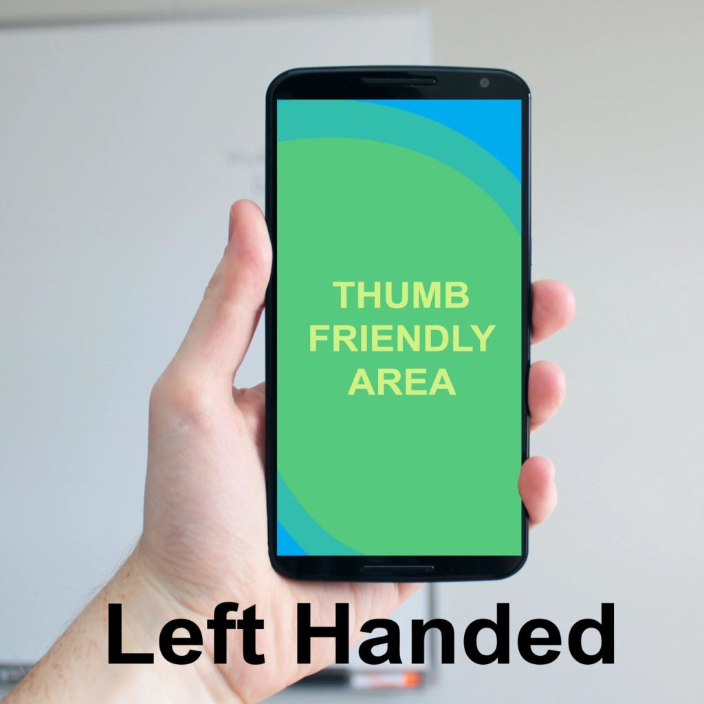 Left Thumb friendly navigation in 2020