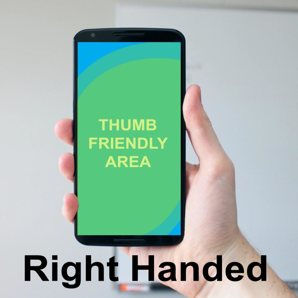 Right Thumb friendly navigation in 2020