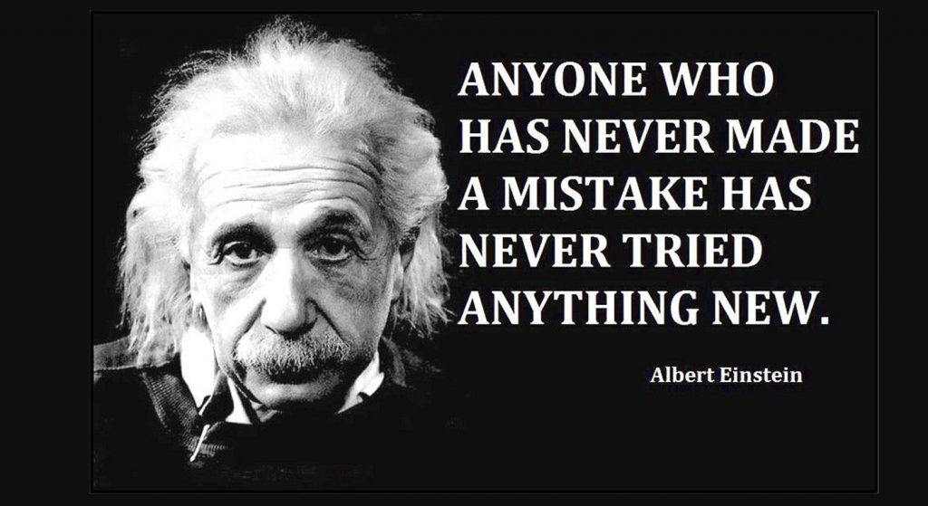 Albert Einstein made errors too