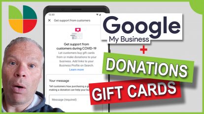 Support Links on Google My Business