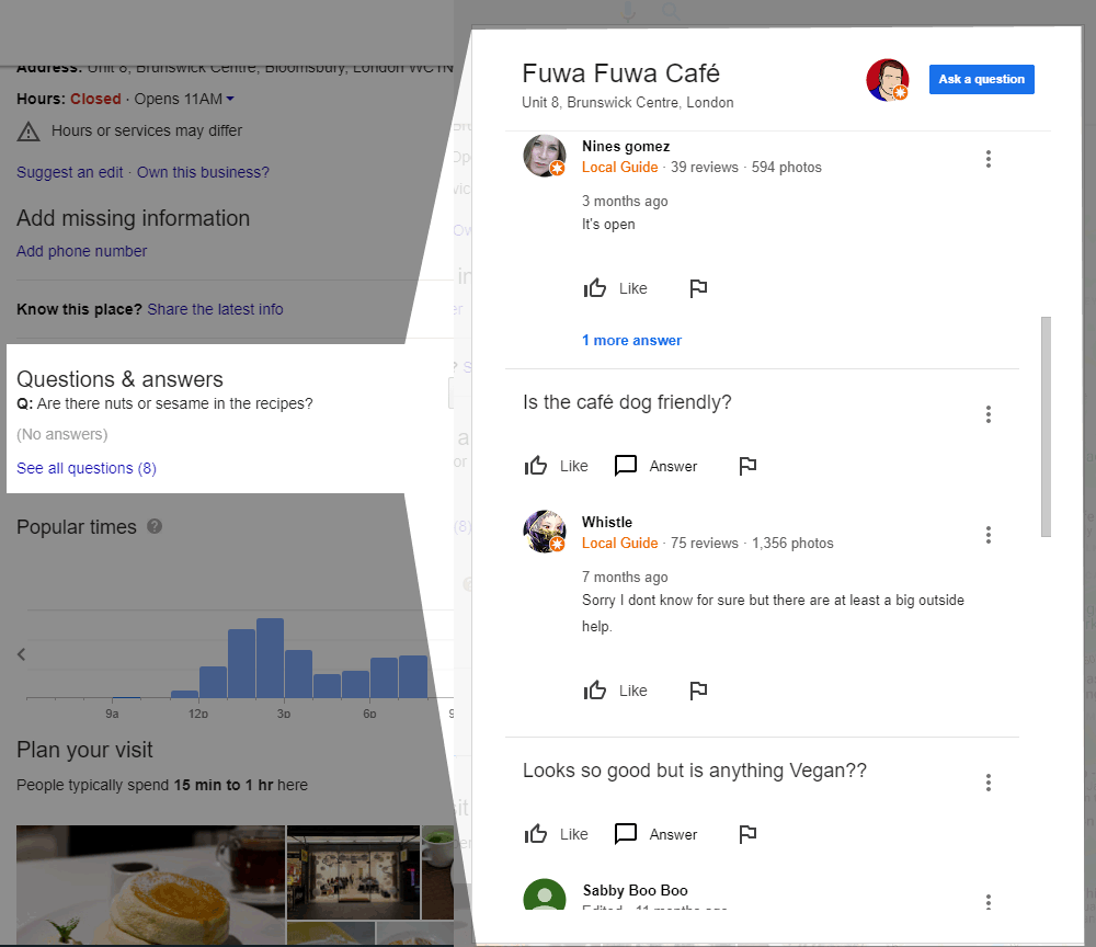 Add Keywords to Q and A's to Help a Small Business Grow