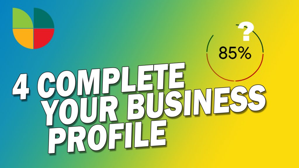 Complete your Business Profile