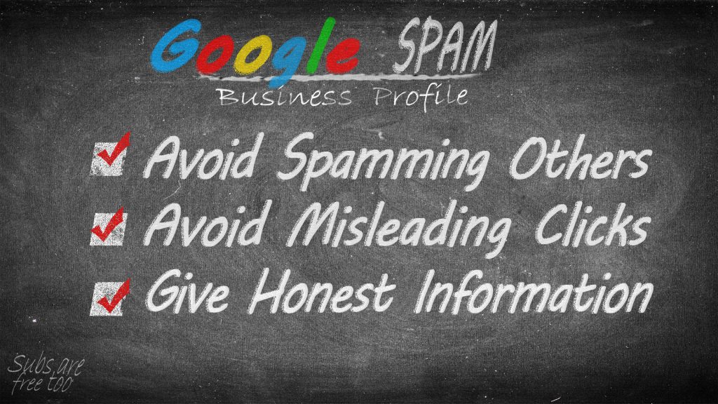 Google Business Profile Spam