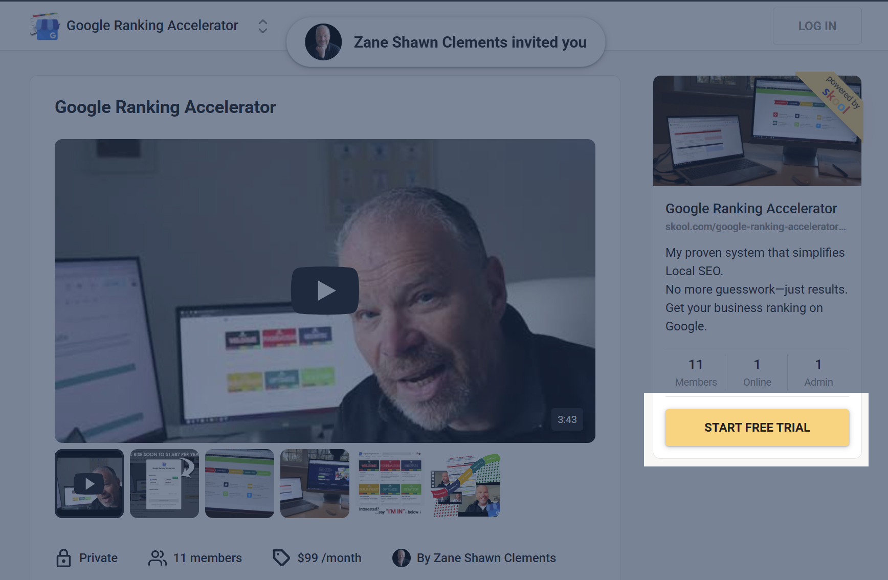 Google ranking Accelerator